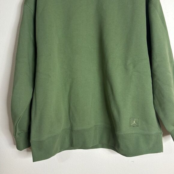 JORDAN FLIGHT FLEECE CREWNECK SWEATSHIRT pullover womens small oversized - Picture 7 of 13